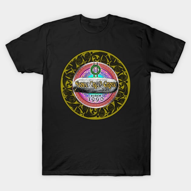 Stone Creed Grove A.D.F. (dark colors) T-Shirt by IanCorrigan